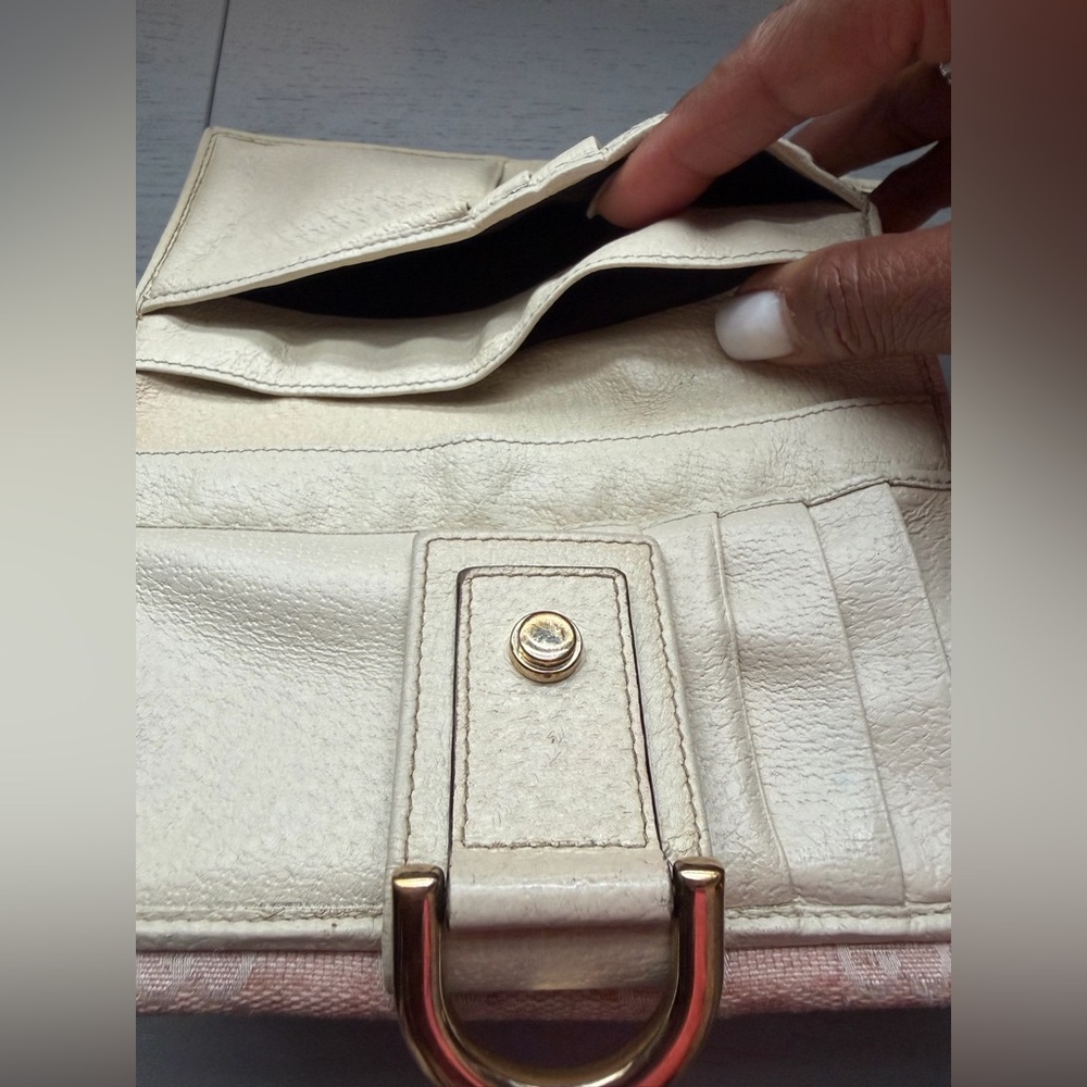 Gucci GG Canvas Tote & Wallet Set Pink Beige Monogram Vintage Luxury Bundle - Picture 16 of 16